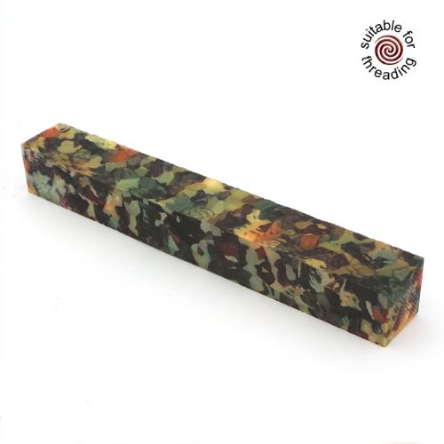 Kirinite Coral Green pen blank